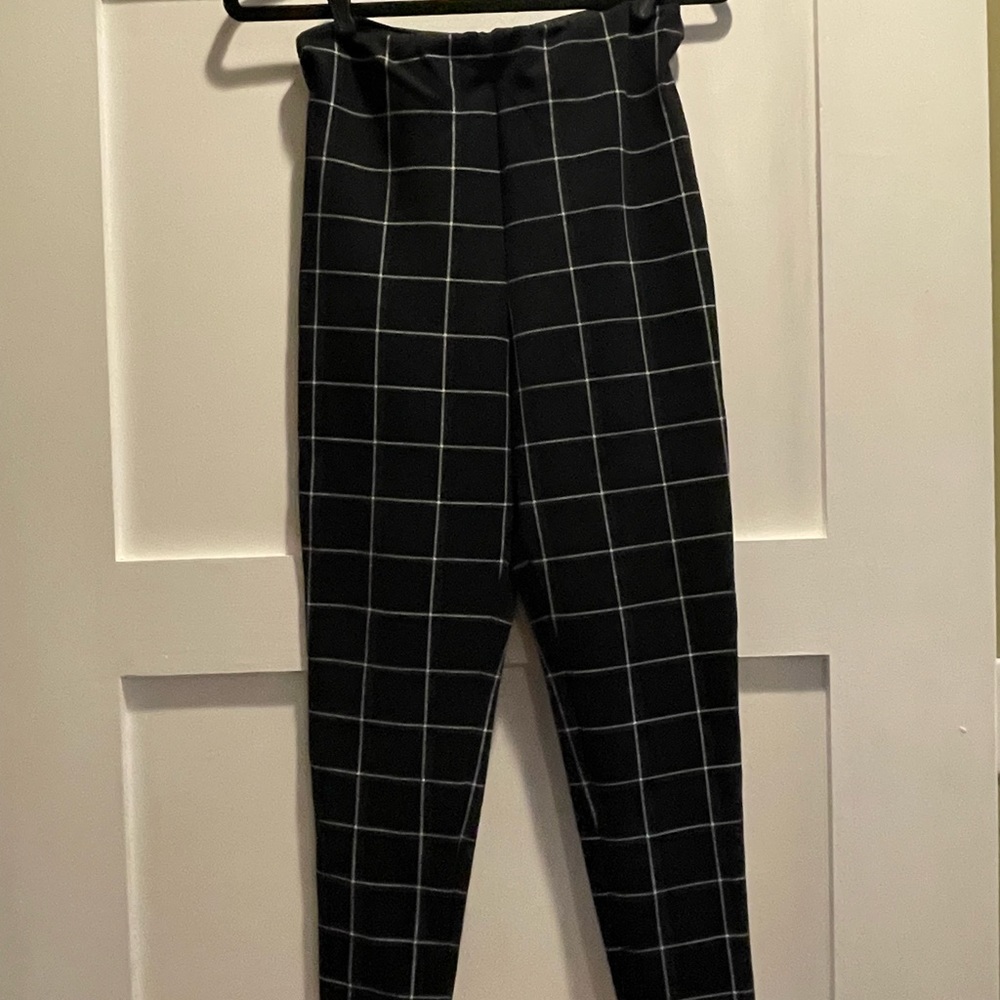 Nordstrom high waist plaid leggings